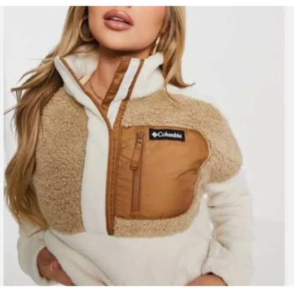 Columbia Pull-Over Femme En Polaire - Col Mock Zippé - Confort Et Chaleur Pour Toutes Saisons